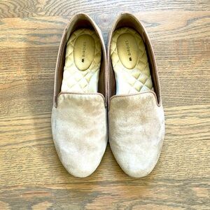 Birdies The Starling Latte Suede Ballet Flats Loafers
